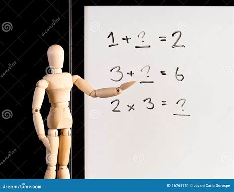 Set Of Basic Math Symbol Draw By White Chalk On Blackboard Background