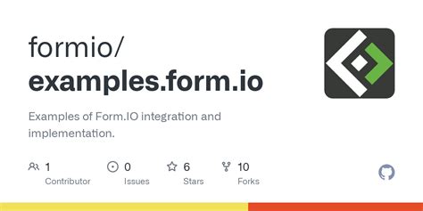 GitHub - formio/examples.form.io: Examples of Form.IO integration and ...