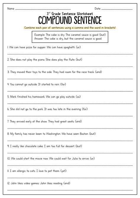 15 Complex Sentence Worksheets 7th Grade Free Pdf At