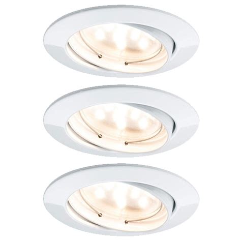 X Paulmann Led Einbauleuchten Einbaustrahler Set Premium Line Schwe