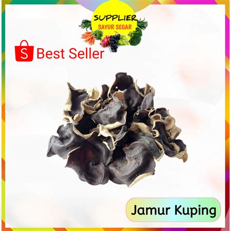 Jual Jamur Kuping Kering 100 Gram Palembang Shopee Indonesia