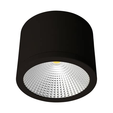 Neo 35 Watt Dimmable Surface Mounted LED Downlight Black / White - 206