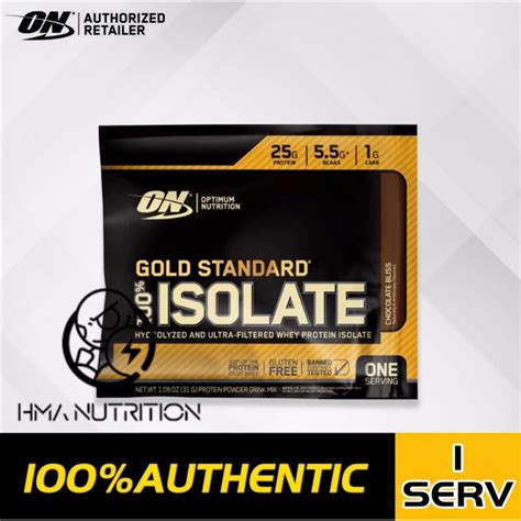Optimum Nutrition Gold Standard Isolate Sachet 1servon Gold Isolate