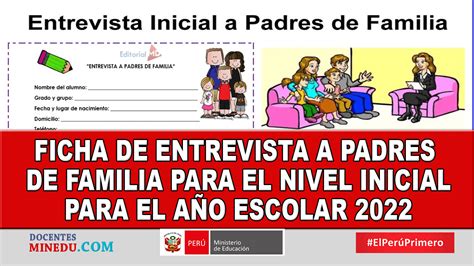 Introducir 78 Imagen Entrevista Al Padre De Familia De Preescolar