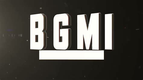 Bgmi Logo Reveal Youtube