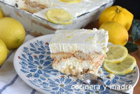 Tiramisú de limón muy fácil Cocinera y Madre