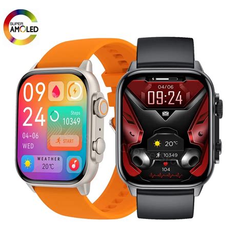 Reloj Inteligente Con Pantalla Amoled Para Hombre Y Mujer Accesorio De