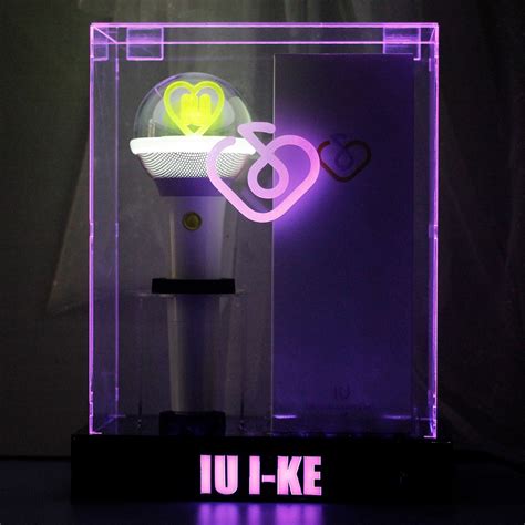 Jual Box Lightstick IU Versi 3 Dan Kardus Pakai Lampu Outline RGB Box