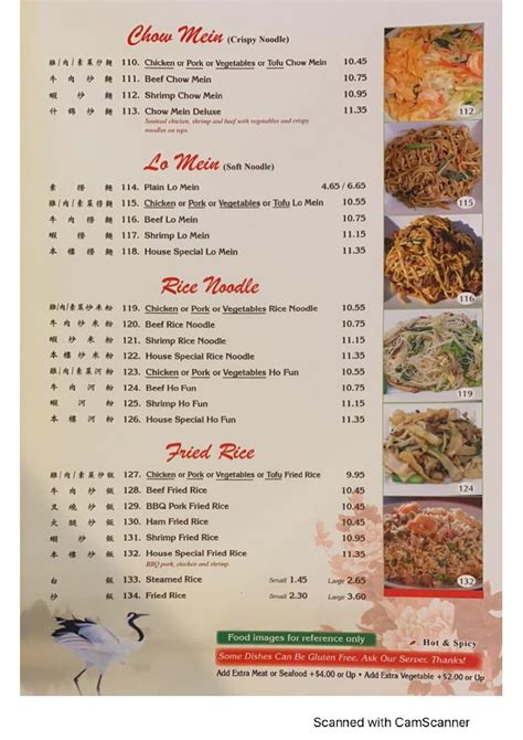 Menu At Mongolian Grill Restaurant Durango S Camino Del Rio