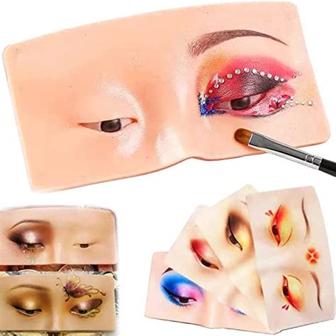 Perfect Aid To Makeup Practice Face Board Silicone Makeup Face