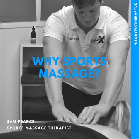 Why ‘sports’ Massage Body Fix Therapy