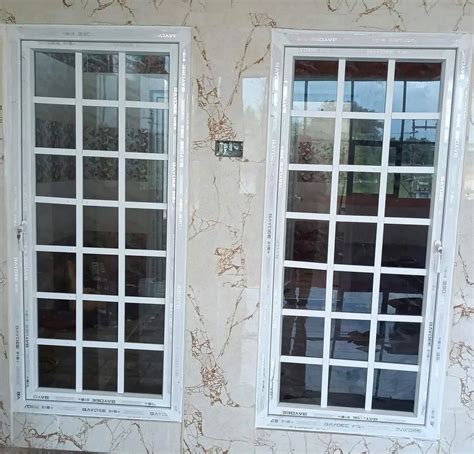 Toughened Glass UPVC French Window At Rs 340 Sq Ft UPVC French Window