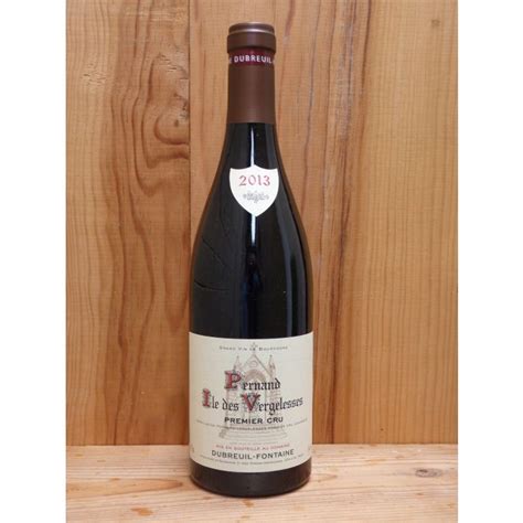 Domaine Dubreuil Fontaine Pernand 1er Cru 2013 Ile Des Vergelesses Le