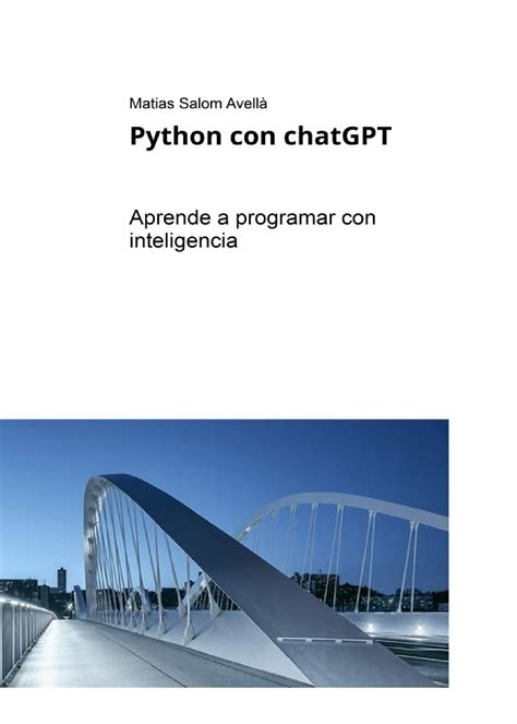 E Book En Pdf Python Aprende A Programar Con Chat Gpt Python Con