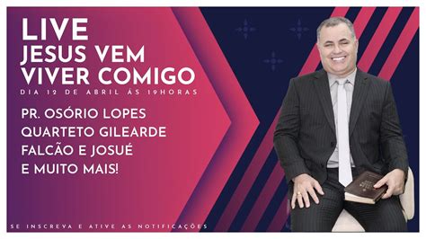 Live Jesus Vem Viver Comigo Youtube