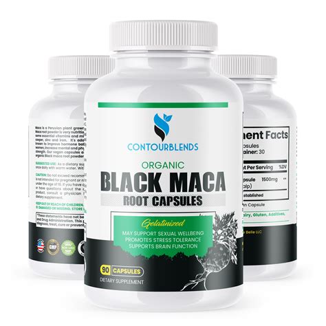 Pre Order Organic Black Maca Capsules In The United States