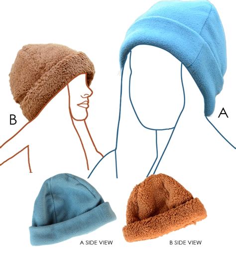 beanie hat sewing patterns  adults kids