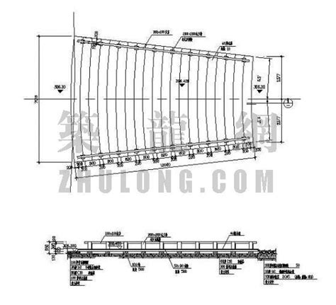 旱桥详图 园林景观节点详图 筑龙园林景观论坛