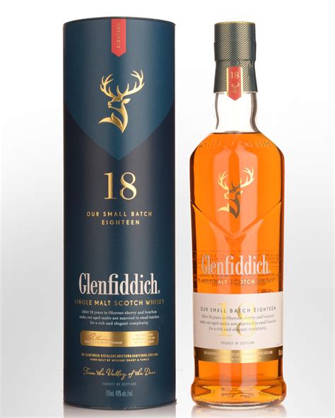 Glenfiddich 18 Year Old Single Malt Scotch Whisky 700ml Nicks Wine