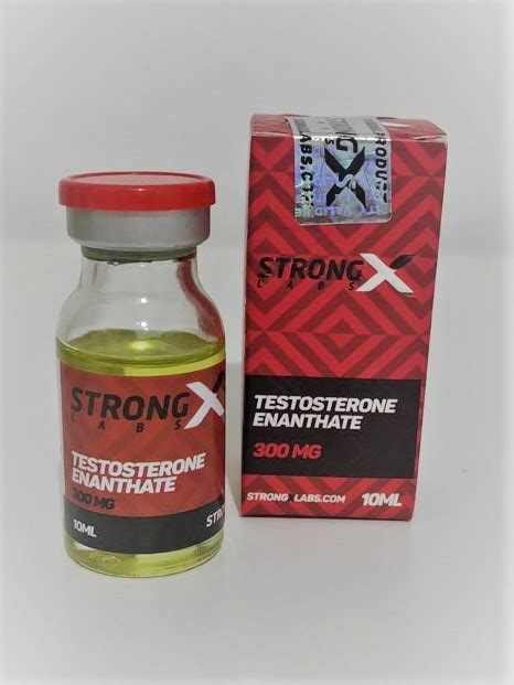 Enantato De Testosterona 300mg Strongxlabs