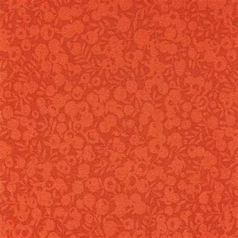 Tissu Liberty Fabrics Patch Wiltshire Shadow Orange Peel La Boutik