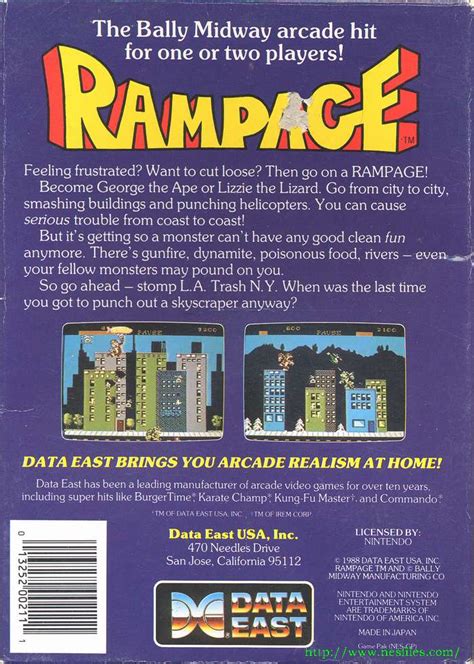 Rampage for NES - The NES Files