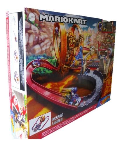 Mariokart Pista Circuito Castillo De Bowser Hot Wheels Mercado Libre