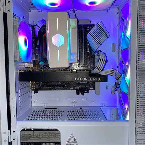 White Gaming Pc Ryzen Rtx Gb Gb Ddr Mhz Cl