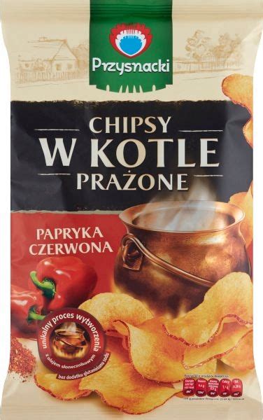 PRZYSNACKI CHIPSY W KOTLE PRAŻONE PAPRYKA CZERWONA 12547138875 Allegro pl