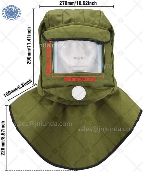 New Safety Sand Blasting Helmet Sandblast Hood With Cape Coat China