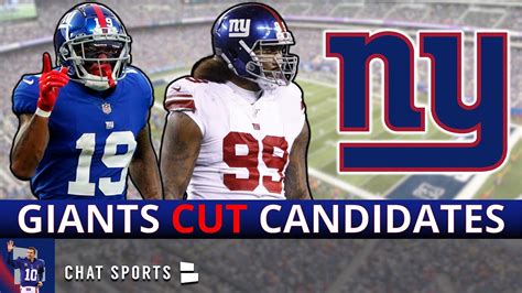 Top 5 New York Giants Cut Candidates Ft Leonard Williams And Kenny Golladay Giants Rumors Youtube