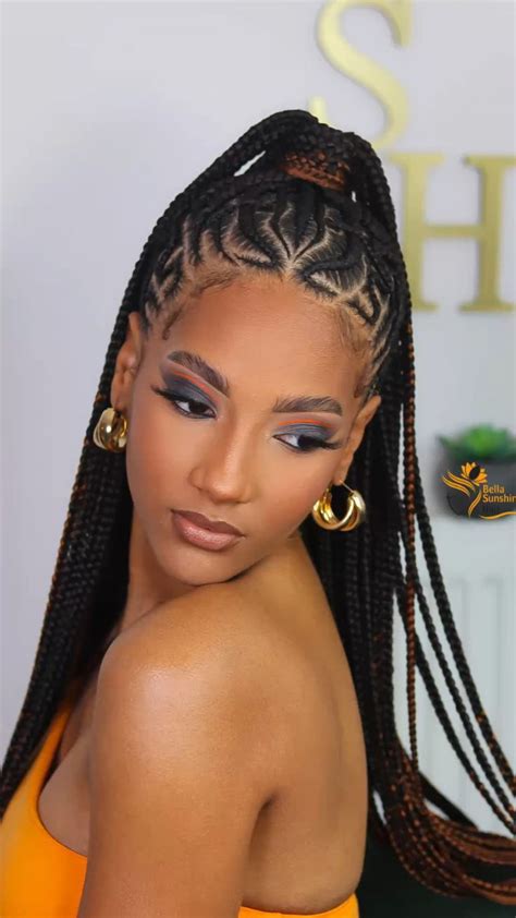 Fulani Braids By Bella Sunshine Hair Down Hairstyles Half Up Half Down Hair Braided Hairstyles