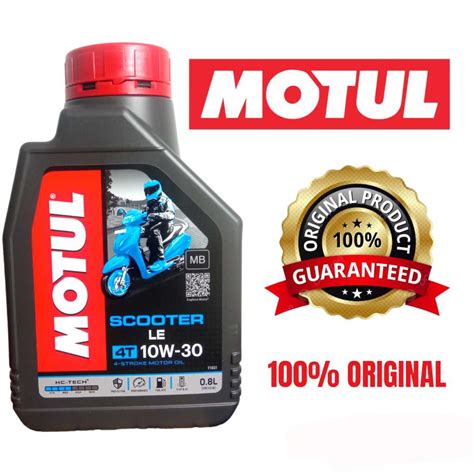 Jual OLI MOTUL MATIC SCOOTER LE 4T 10W 30 0 8L 800ml Shopee Indonesia