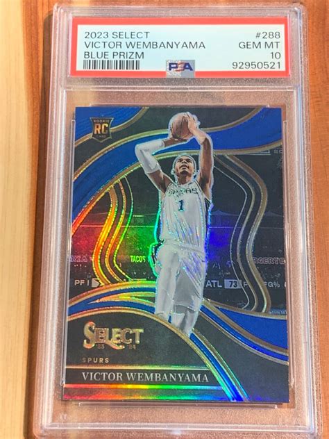 Victor Wembanyama 2023 Select 288 Courtside Blue Prizm Price Guide