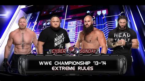 WWE Fatal 4 Way WWE Championship Extreme Rules Match Roman Reigns