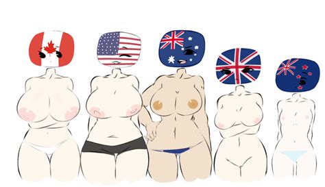 Rule 34 5girls American Flag Angry Areolae Australia Australia Countryhumans Australian Flag