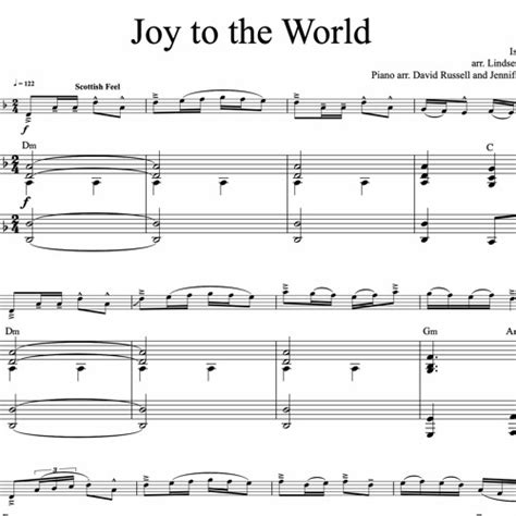 Piano Joy To The World