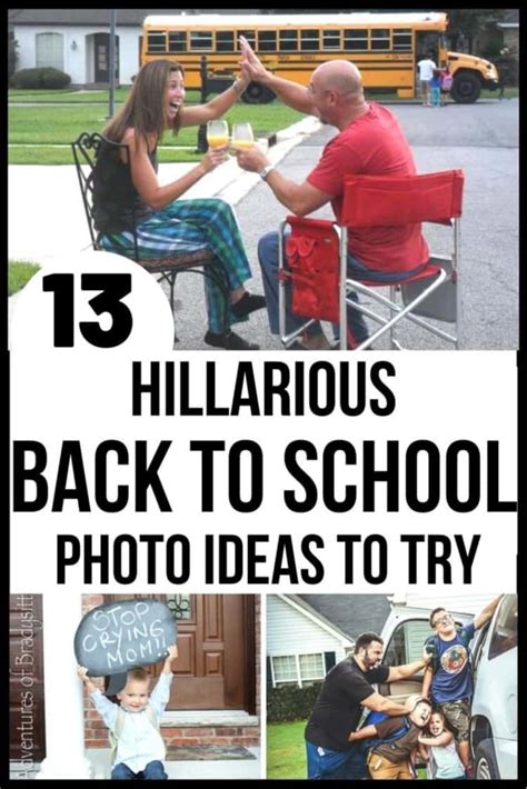 13 Funny Back To School Photo Ideas To Take This School Year