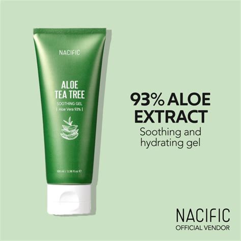 Nacific Aloe Tea Tree Soothing Gel 100ml Lazada PH