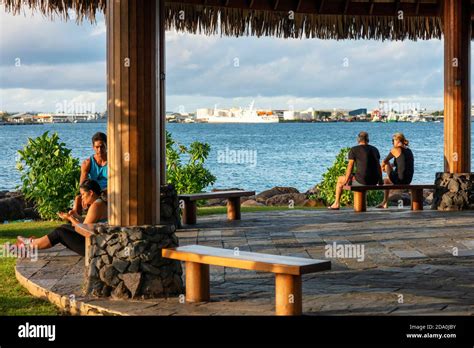 Pāōfai Gardens In Papeete City Centre Tahiti French Polynesia