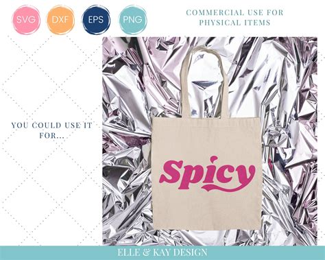 Spicy Svg Spicy Vector Clipart Cut File Dxf Etsy