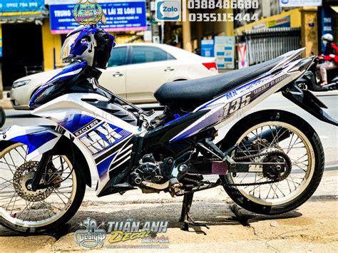 Tem Xe Exciter Mx Xanh Trang P Nh T