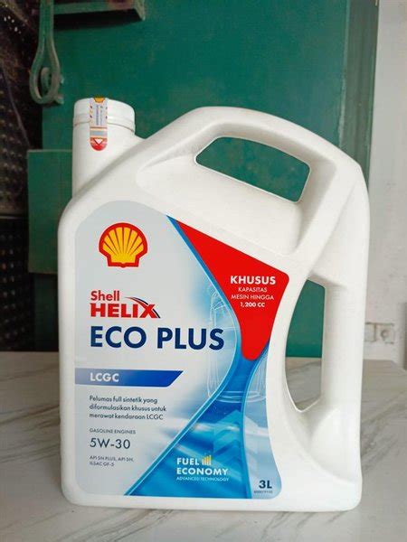 Jual Oli Mesin Shell Helix Eco Plus Lcgc W Galon Liter Scan