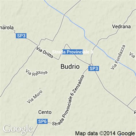 Mappa Di Budrio Cartine Stradali E Foto Satellitari