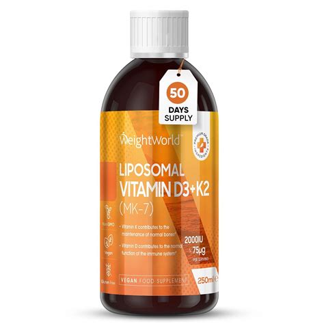 Liposomal Vitamin D3 K2 Liquid Drops For Immune Support Bones And Joints 4000iu For Sale Online Ebay