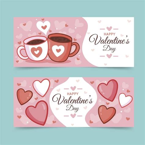 Vectores E Ilustraciones De Plantilla Tazas San Valentin Para Descargar