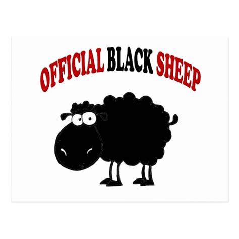 Funny black sheep | Zazzle