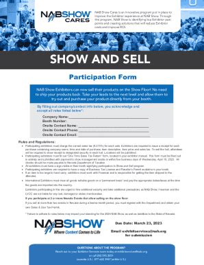 Fillable Online NAB Show Eases Exhibitor Pain Points With Fax Email