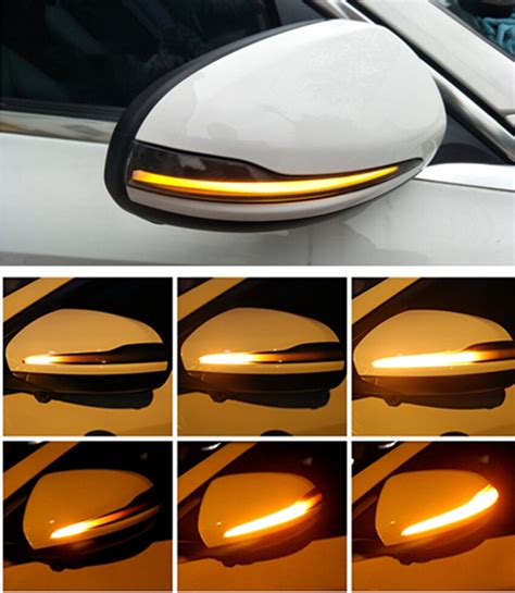 Dynamic Turn Signal Side Wing LED Rearview Mirror Indicator Blinker