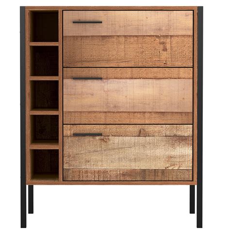 Kadyn 31 Tall Bar Cabinet Small Sideboard And Buffet Cabinet With 3